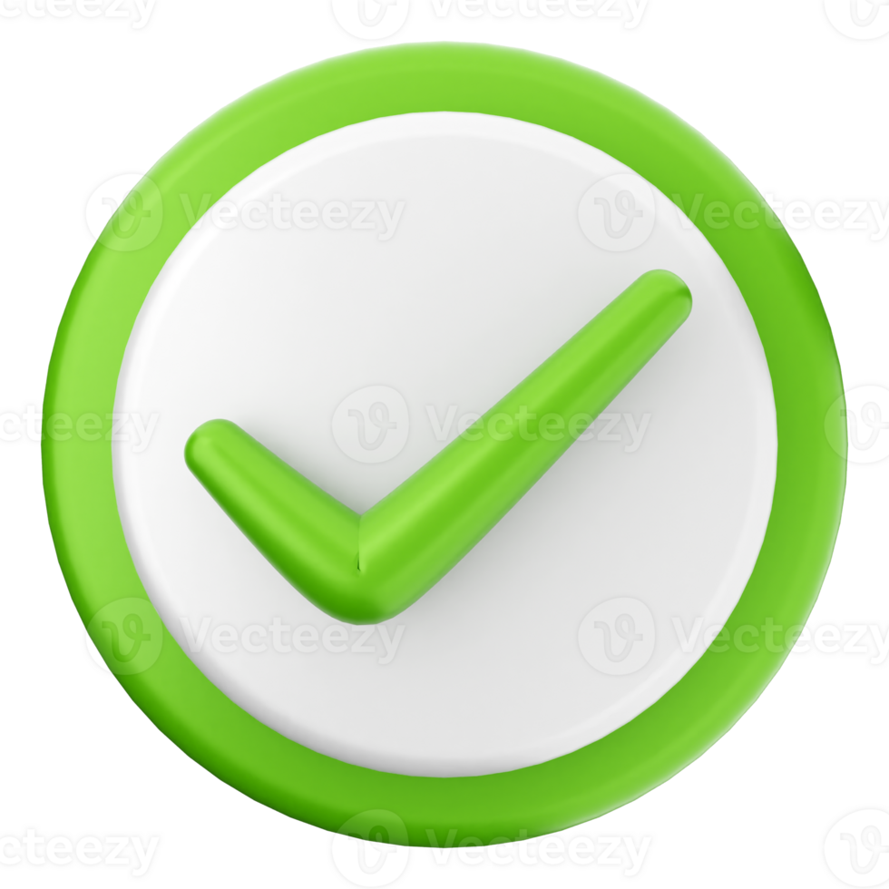 A green check mark icon on a black background png