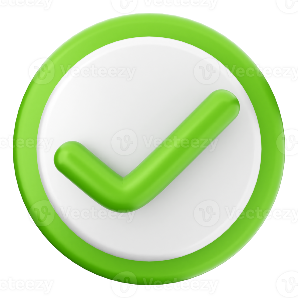 A green check mark icon on a black background png