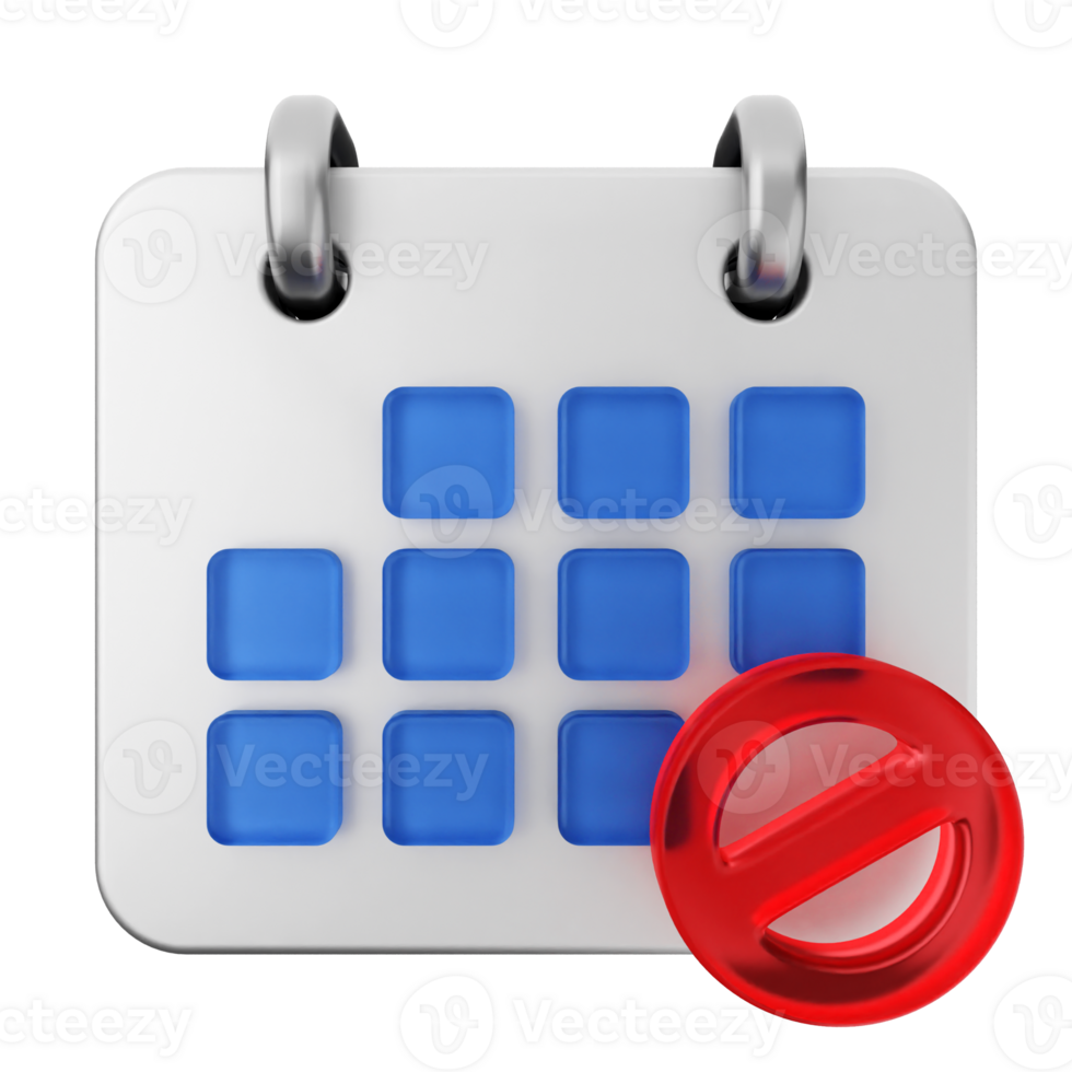 A calendar icon with a red circle around it png