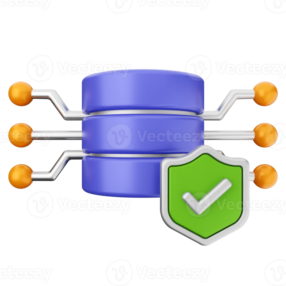 A database with a green check mark and a green check mark png