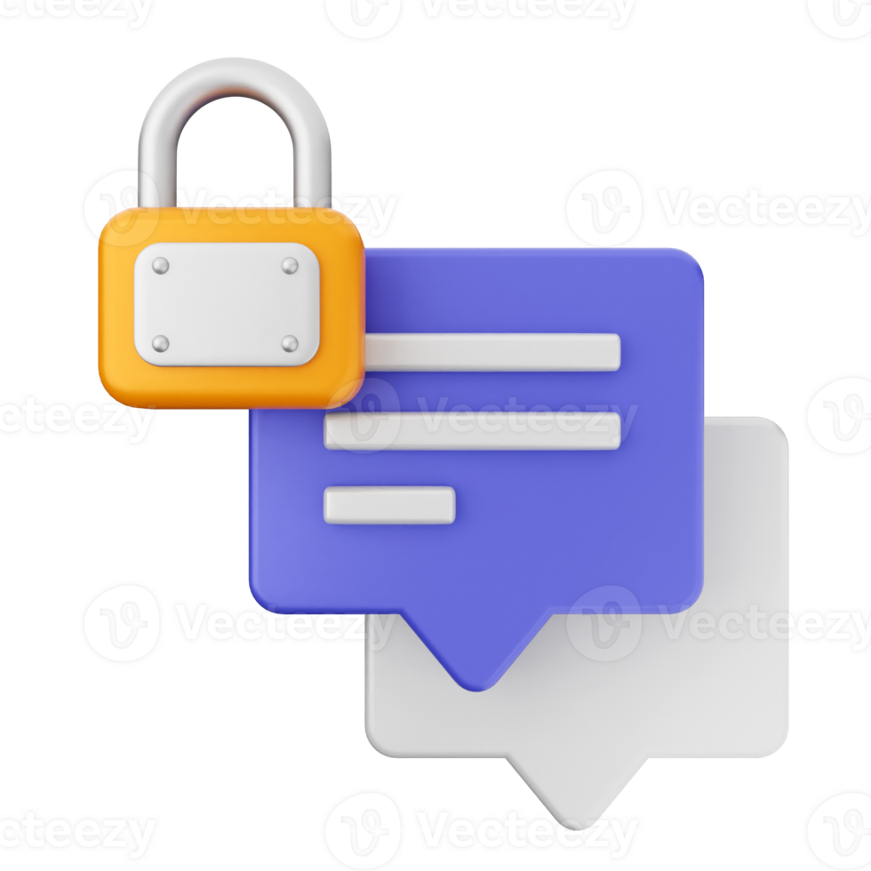 The lock icon is a lock with a padlock and a speech bubble png