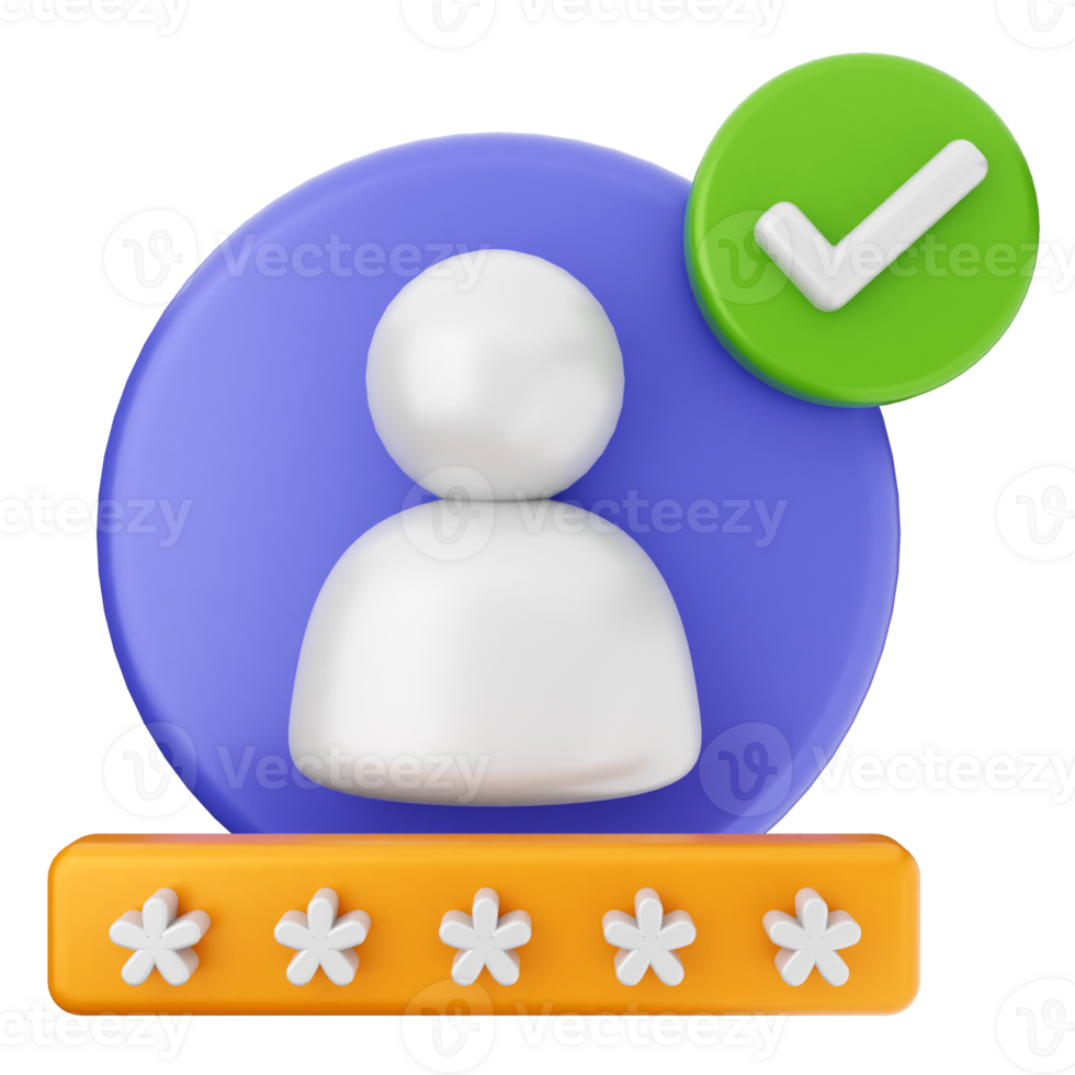 A user icon with a check mark and a green tick png