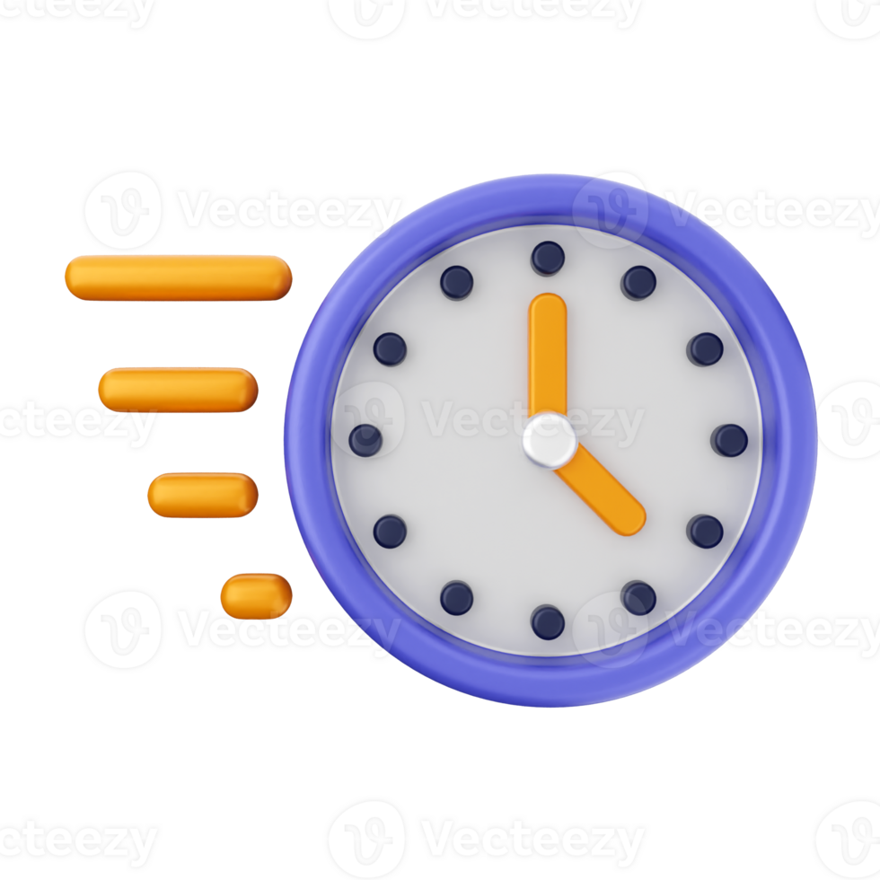 A clock with a moving arrow on it png