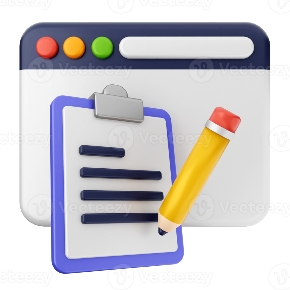 Clipboard icon with pen and paper png