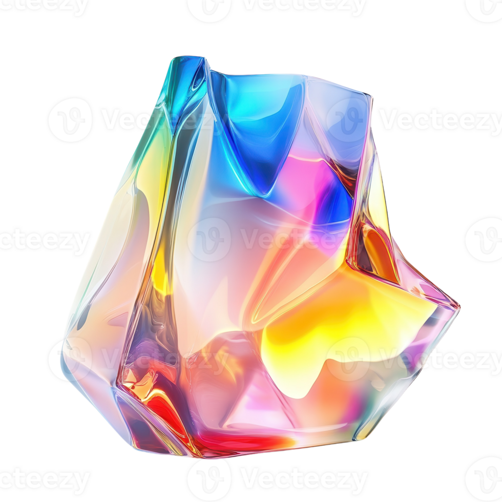 Glass Reflections Beauty on transparent background. png
