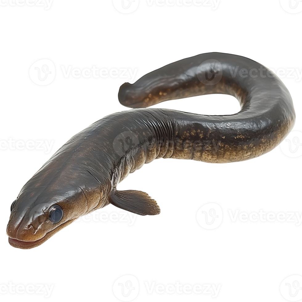 Dark Eel White Background Stock on transparent background. png