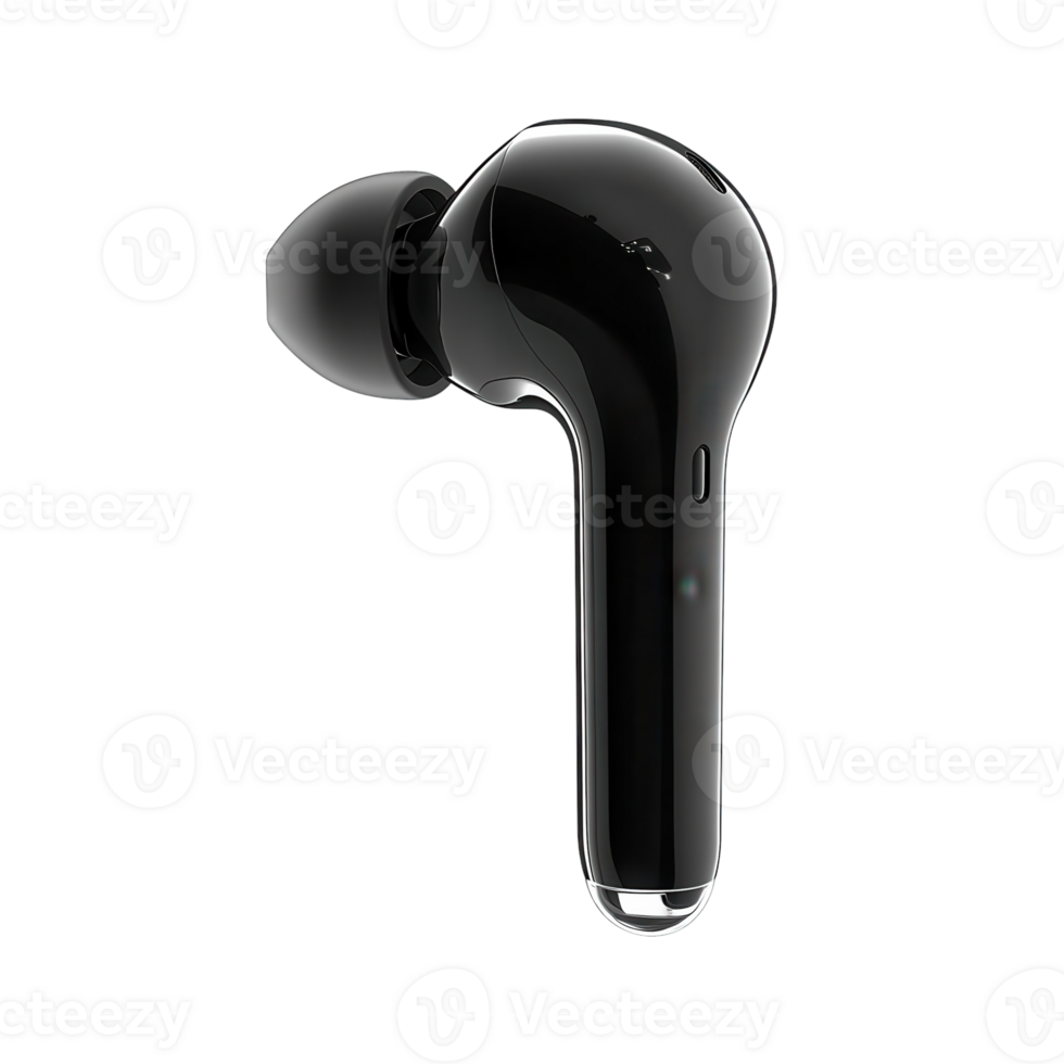 Wireless Earbuds Digital Use on transparent background. png