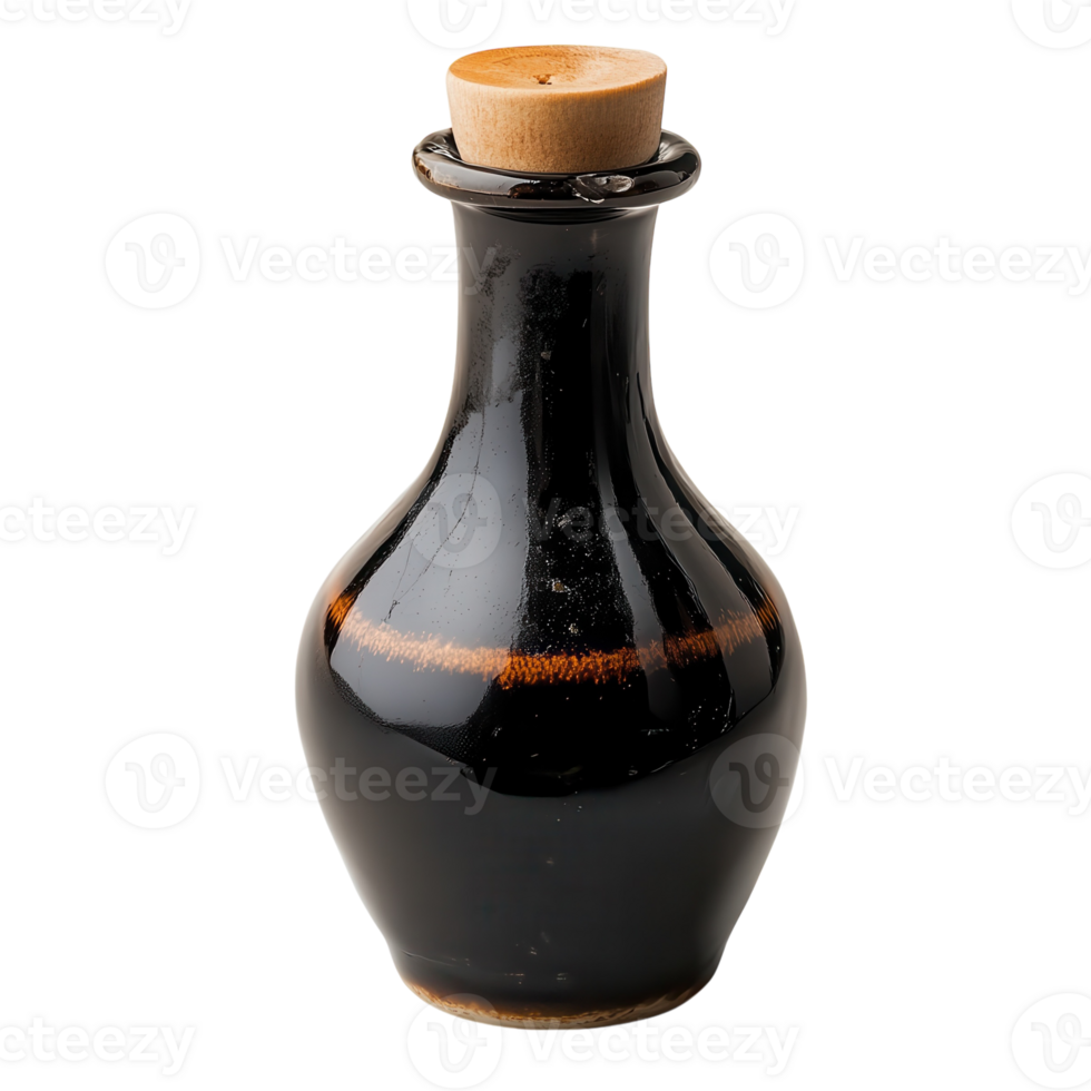 Soy Sauce Drizzle Background on transparent background. png