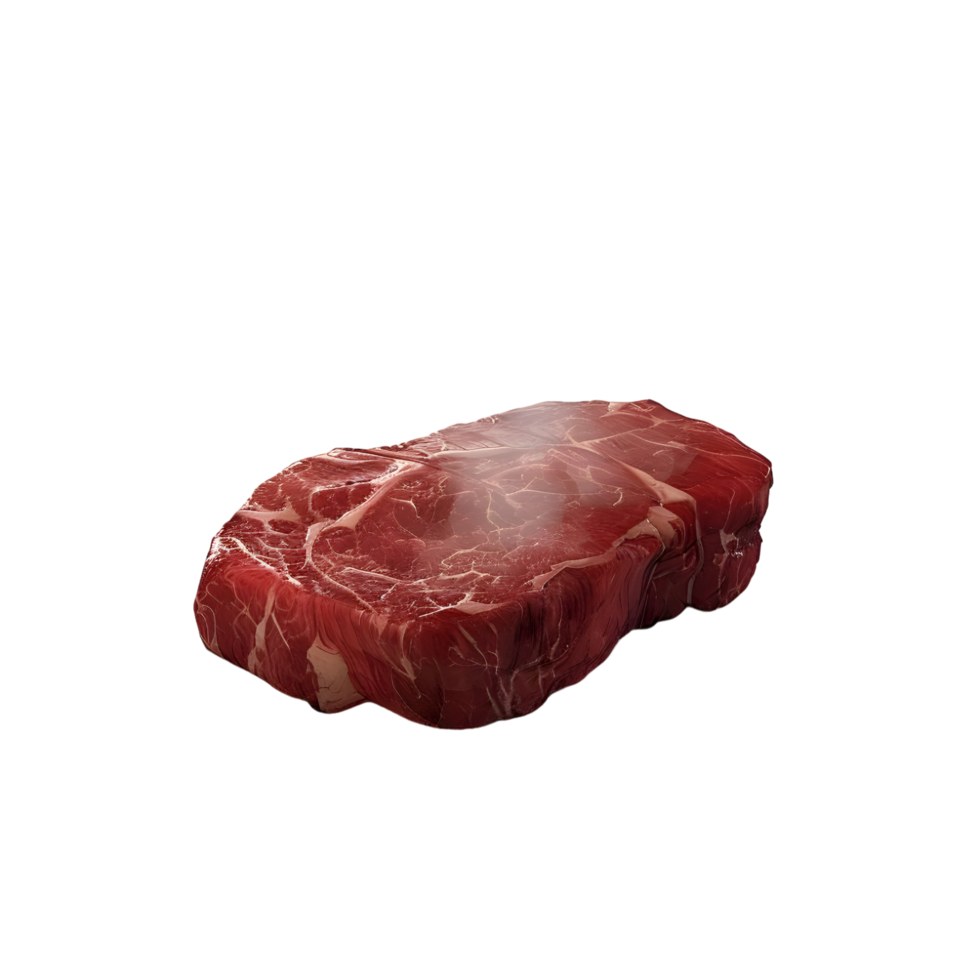 a steaming, juicy steak isolated on transparent background png