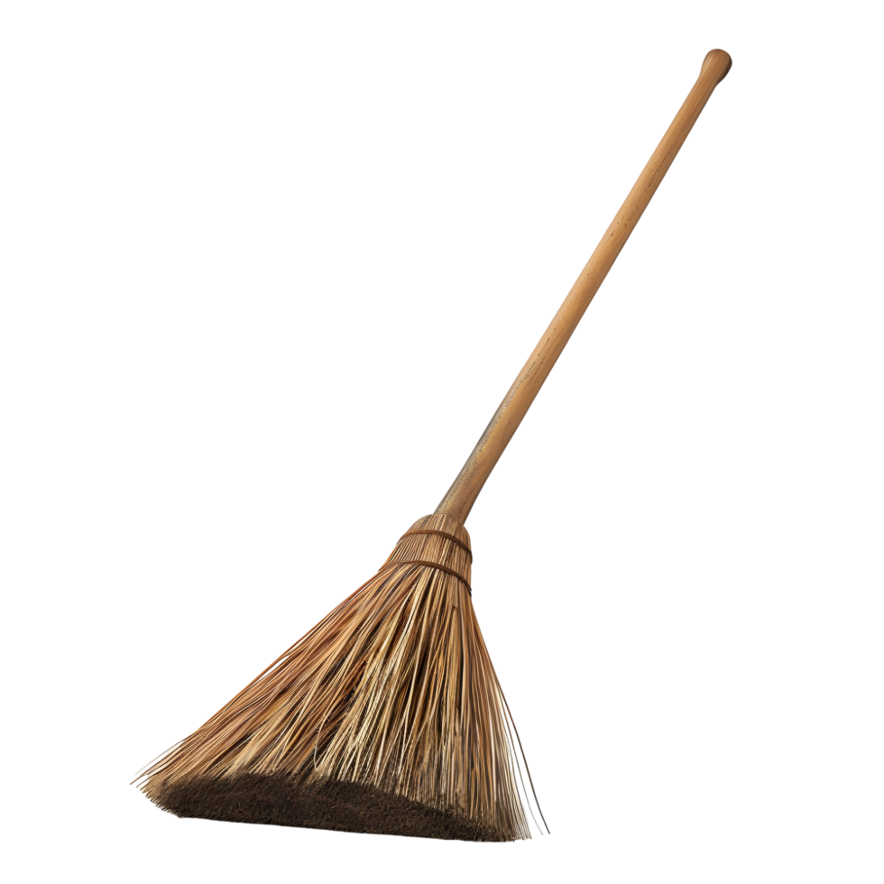 Broom isolated on transparent background png