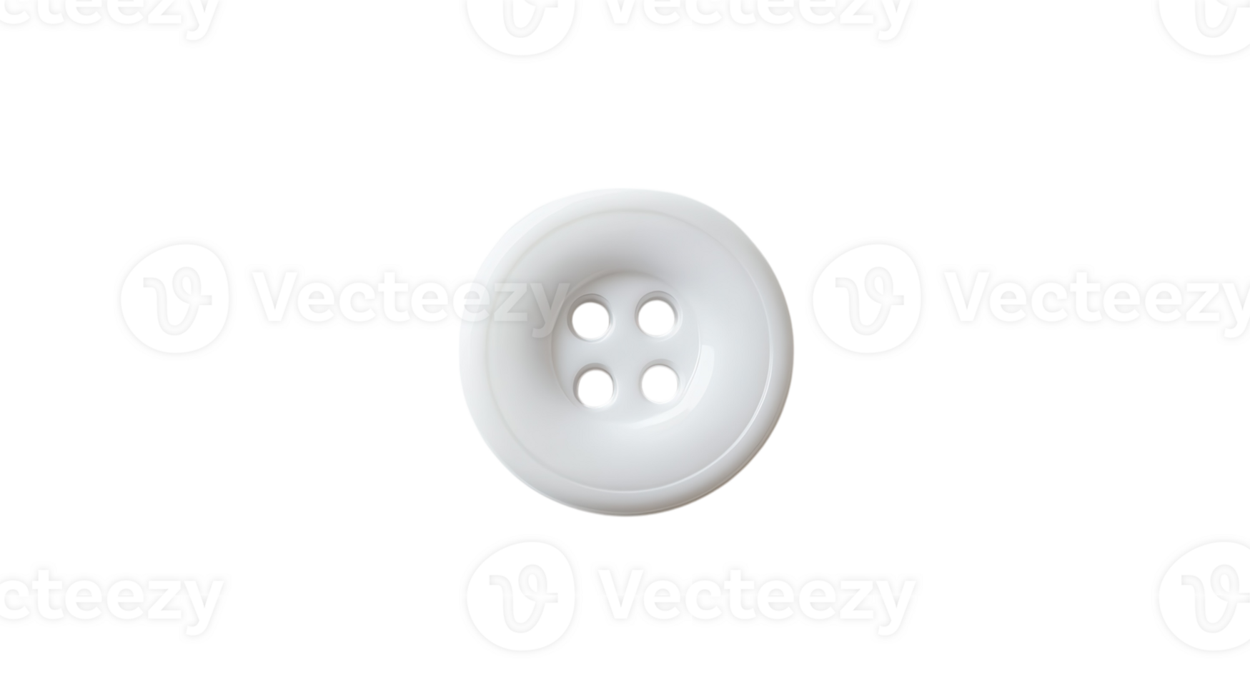 White button with four holes displayed on a plain background, showcasing simple design and craftsmanship png