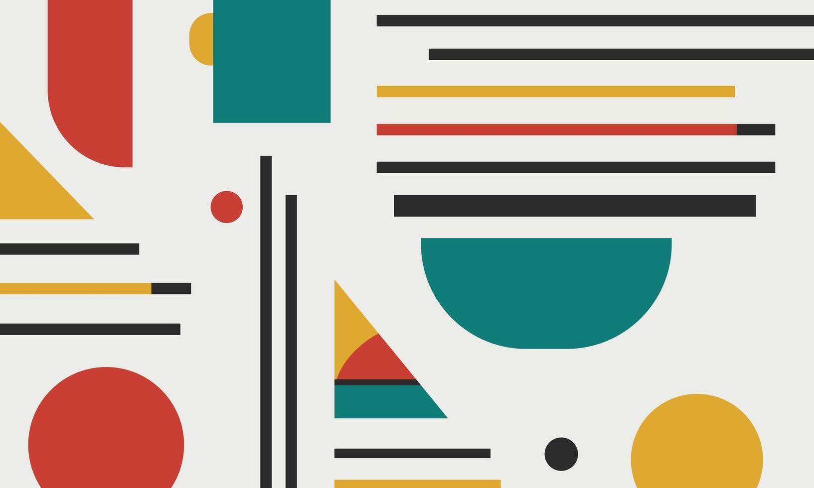 colorful abstract flat pattern line vector