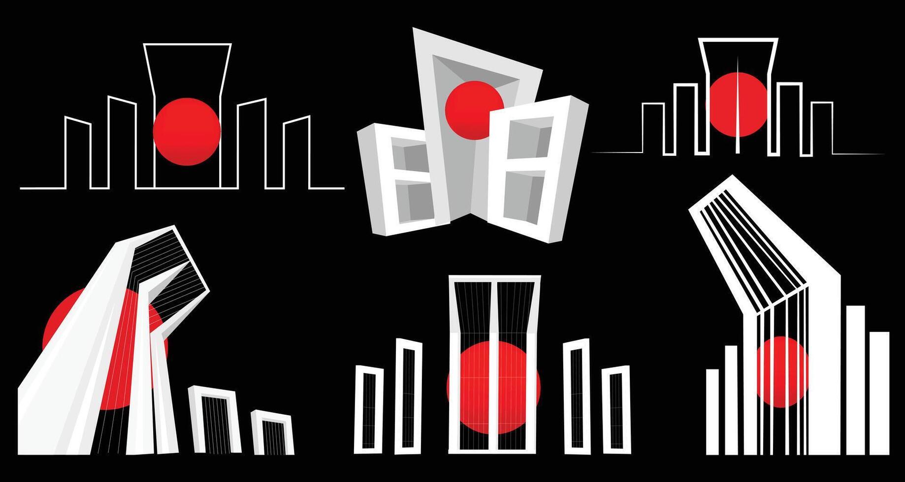 21 February international mother language day Hand-Drawn Illustration of Shaheed Minar vector