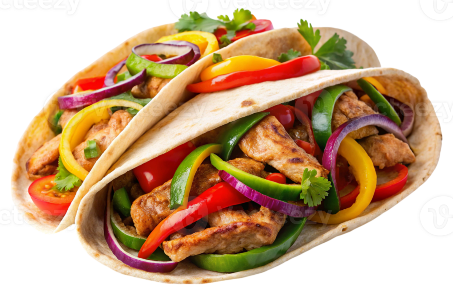 Fajitas made with fresh ingredients daily png
