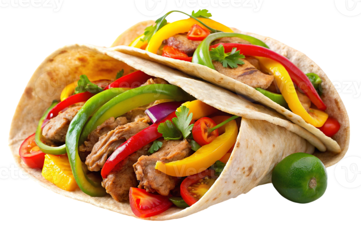 Fajitas sizzling with flavor and spice png