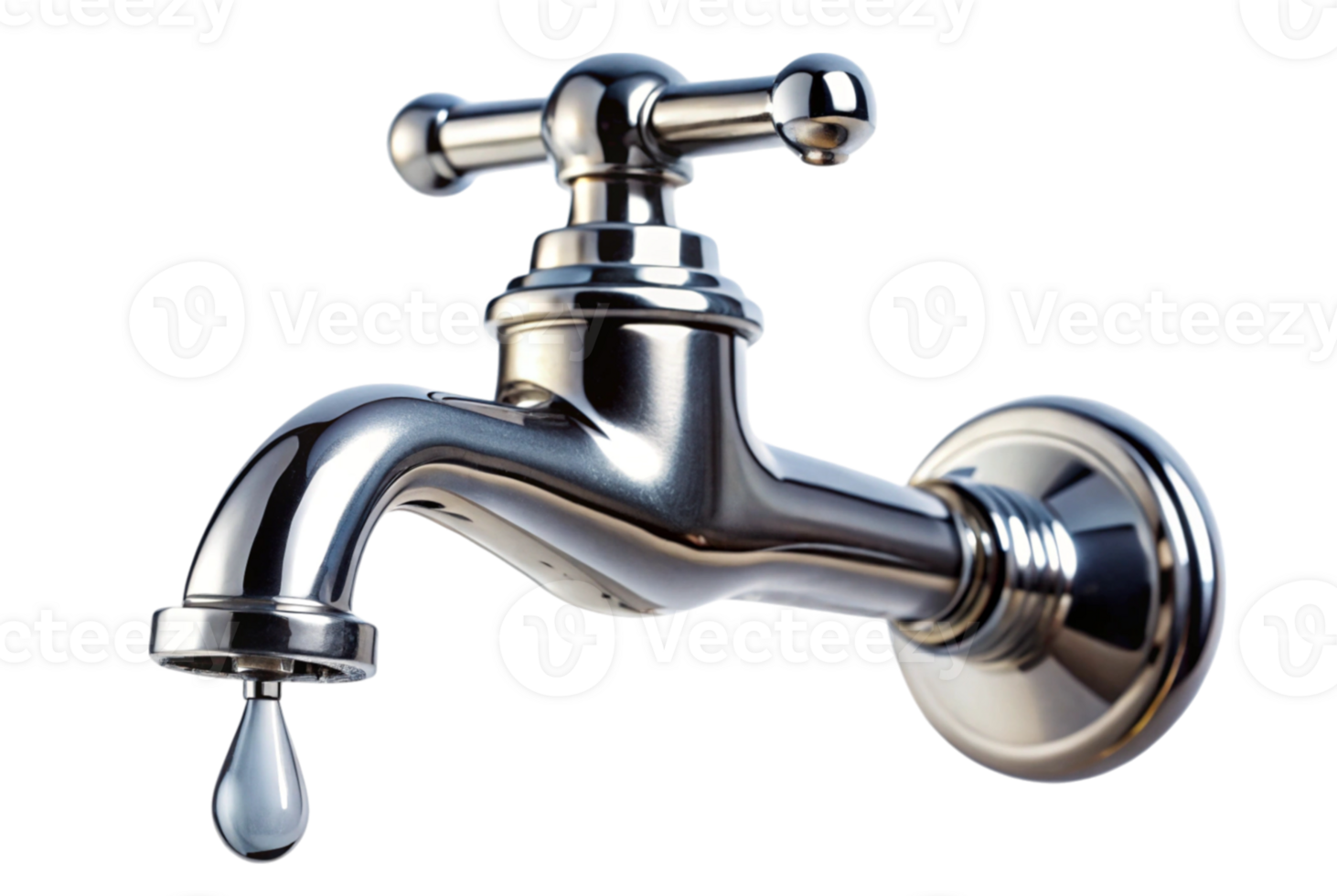 Faucet with water drop adds beauty to decor png
