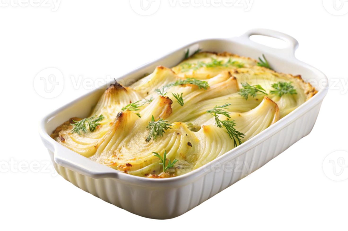 Fennel Gratin Easy Comfort Food Recipe png