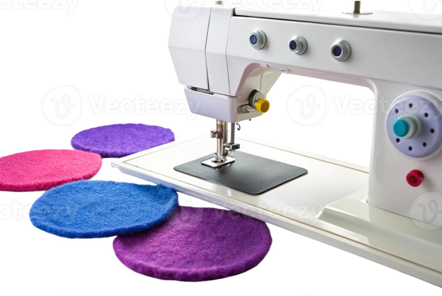 Felt needle punching machine enhancing fabric art techniques png