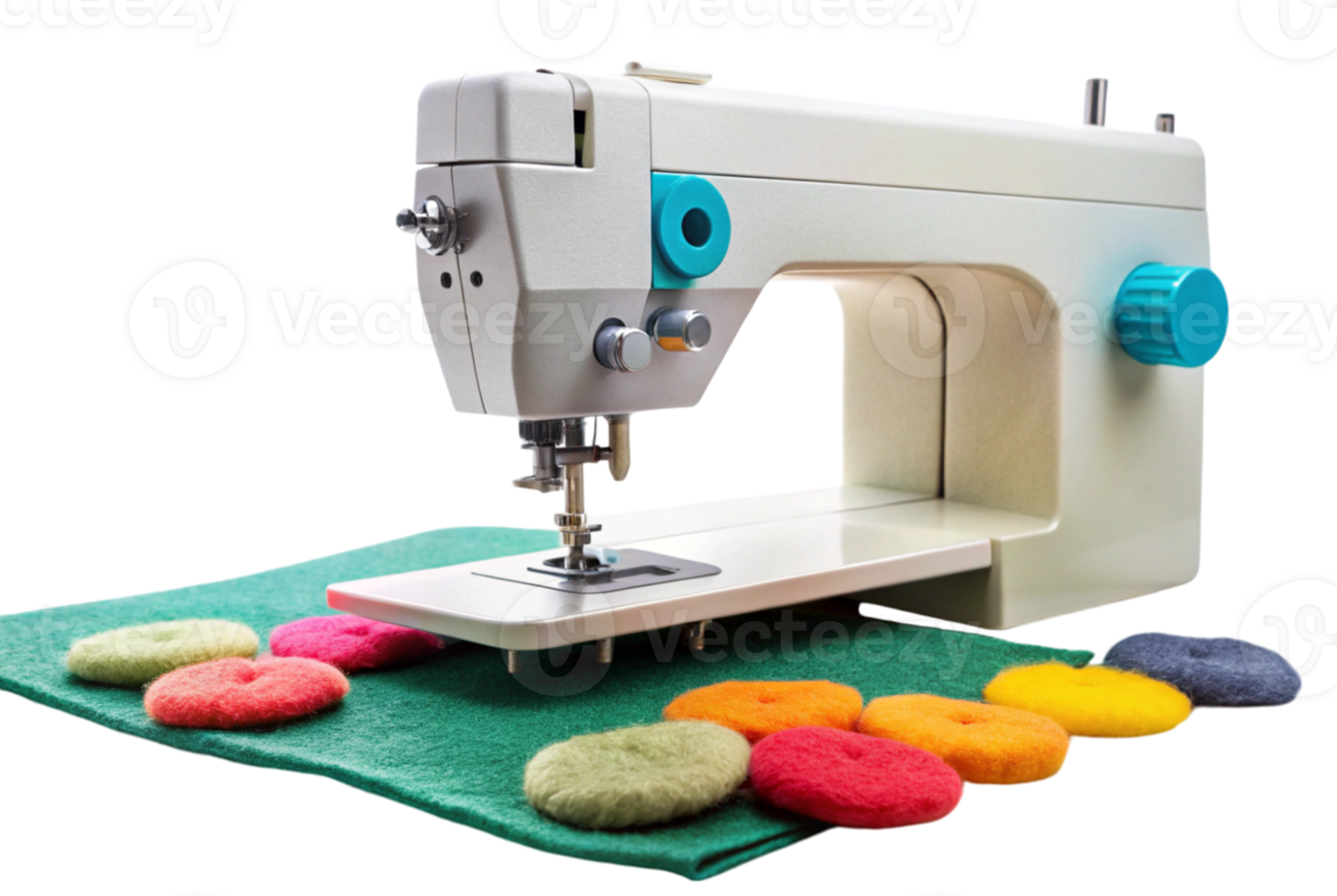 Felt needle punching machine for crafting unique textiles png