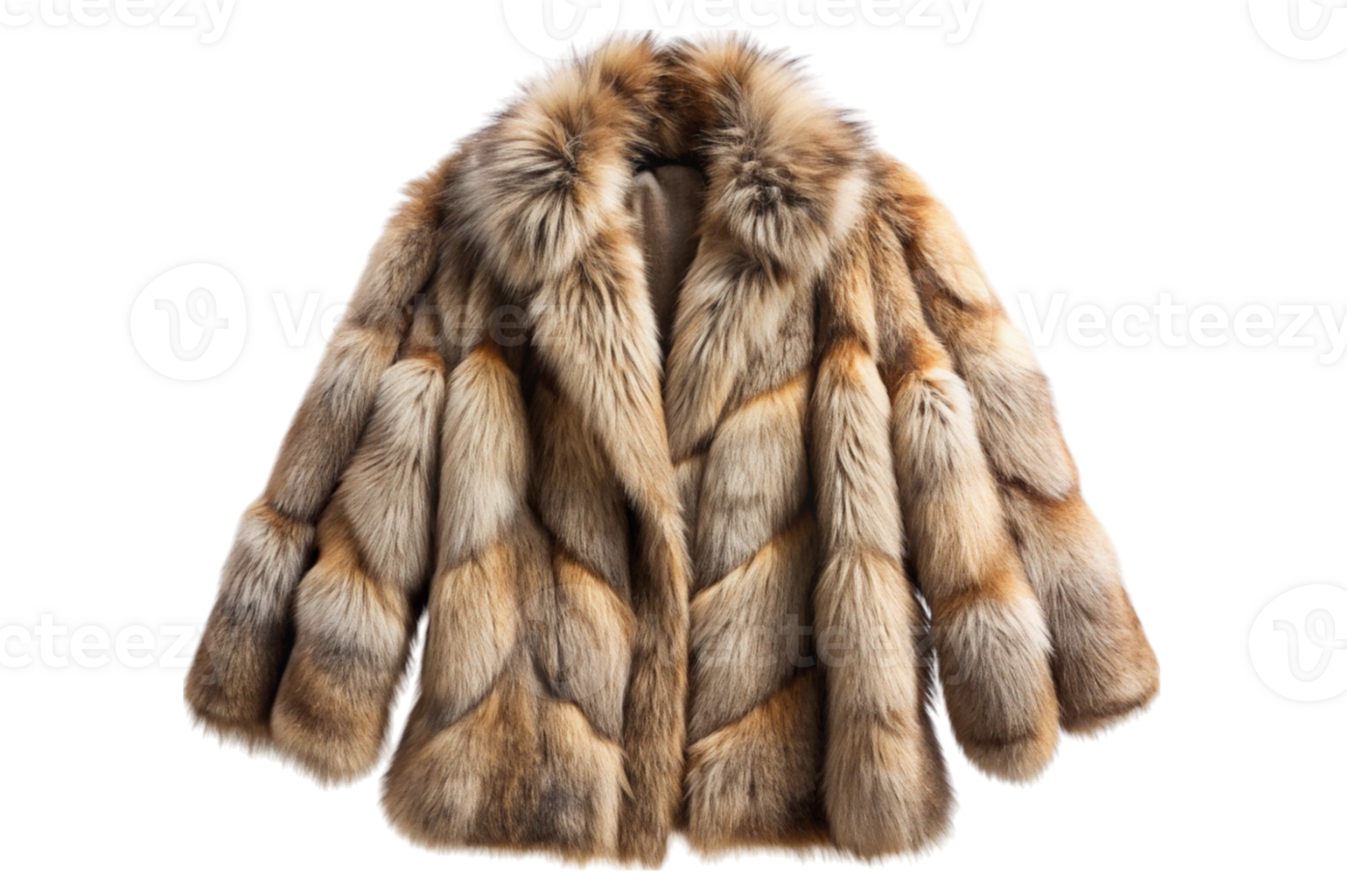 Faux Fur Coat Warm and Soft png