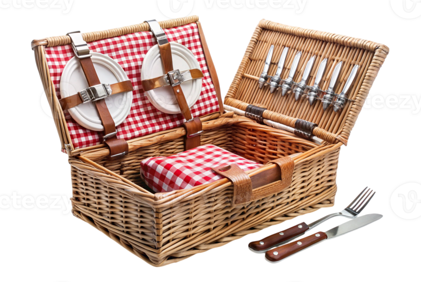Folding picnic basket enhances your dining experience outdoors png