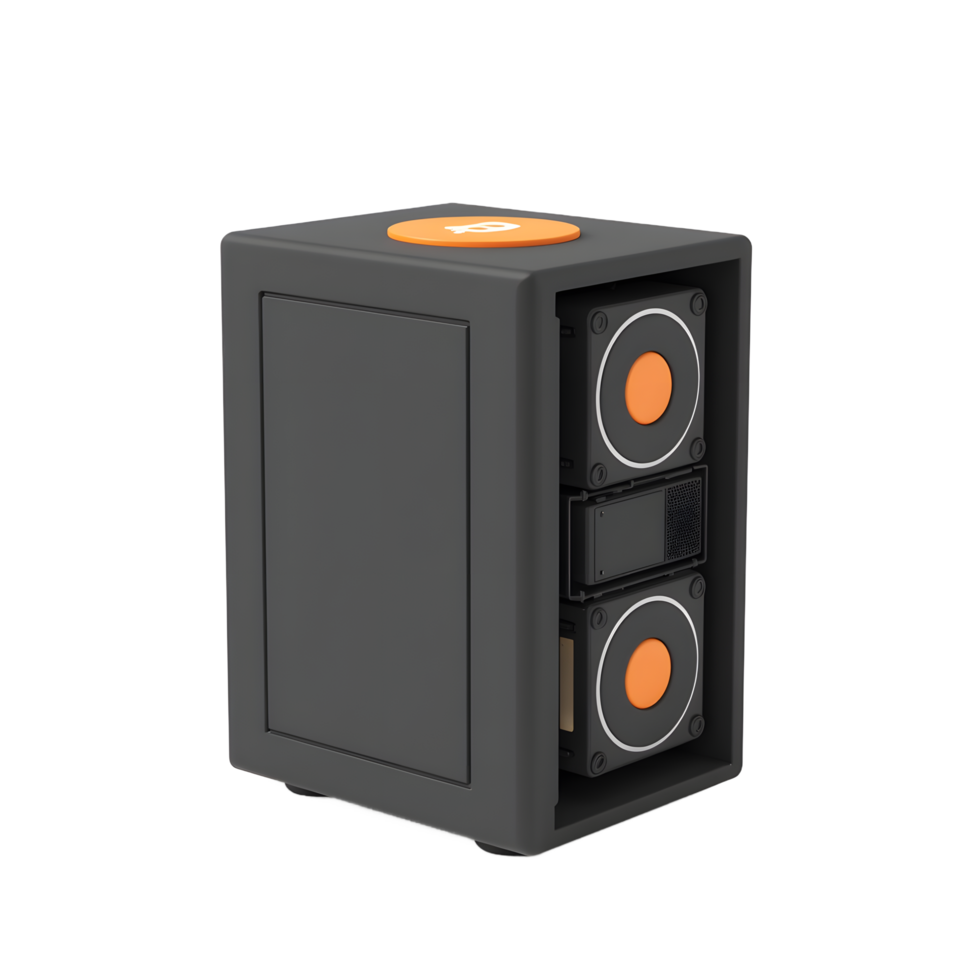 Compact Bitcoin Hardware Wallet Secure Crypto Storage Device png
