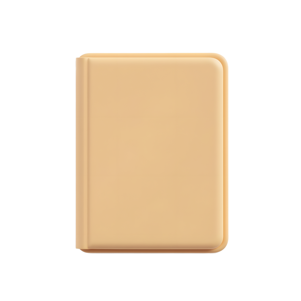 Beige Blank Notebook Mockup for Branding png