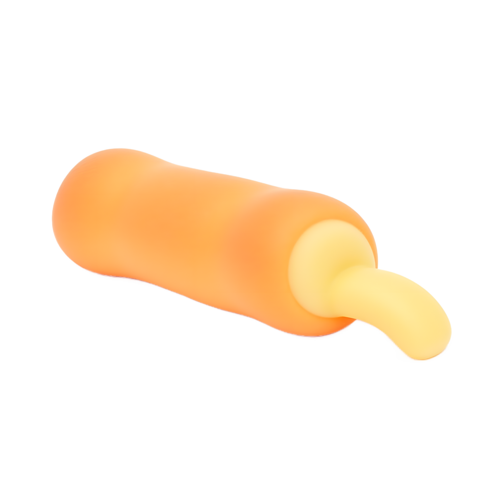 Creamy Cheese Stick 3D Render Tasty Food Image png