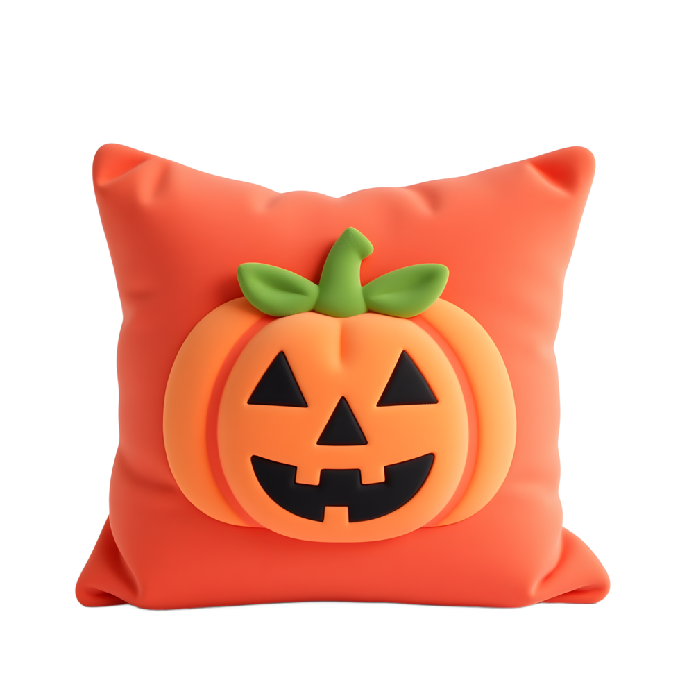 Cute Halloween Pumpkin Pillow Decorative Throw Pillow png
