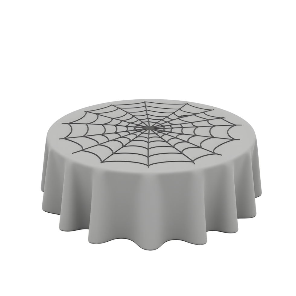 Halloween Spiderweb Tablecloth for Spooky Party Decor png