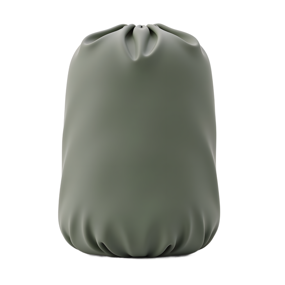 Sage Green Drawstring Bag Mockup for Branding png