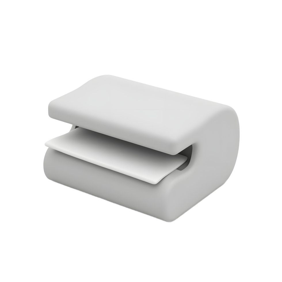 Compact Grey Document Scanner Device for Office Use png