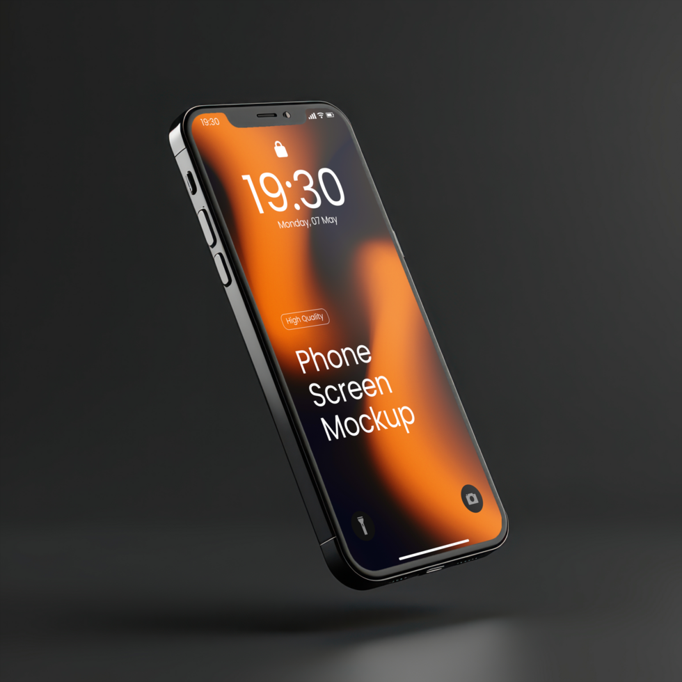 Premium Black Screen Mockups psd
