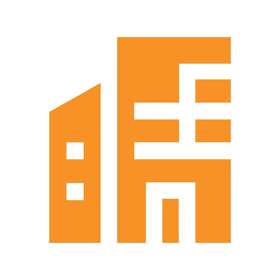 the logo for real estate company vector