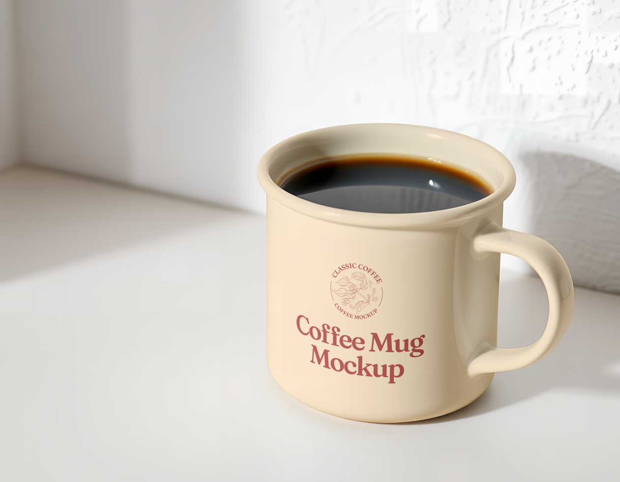 Coffee mug mockup psd