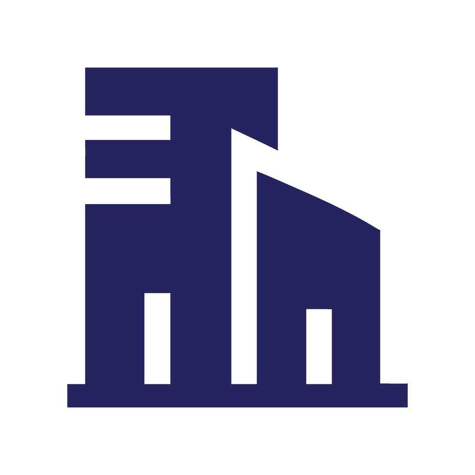 Logo for commercial real estate vector