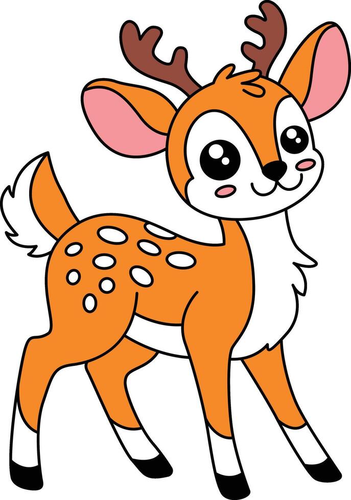Unique Deer Clipart for Creative Designs vector