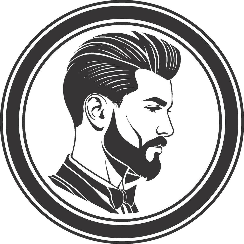 Edgy Barbershop Logo vector