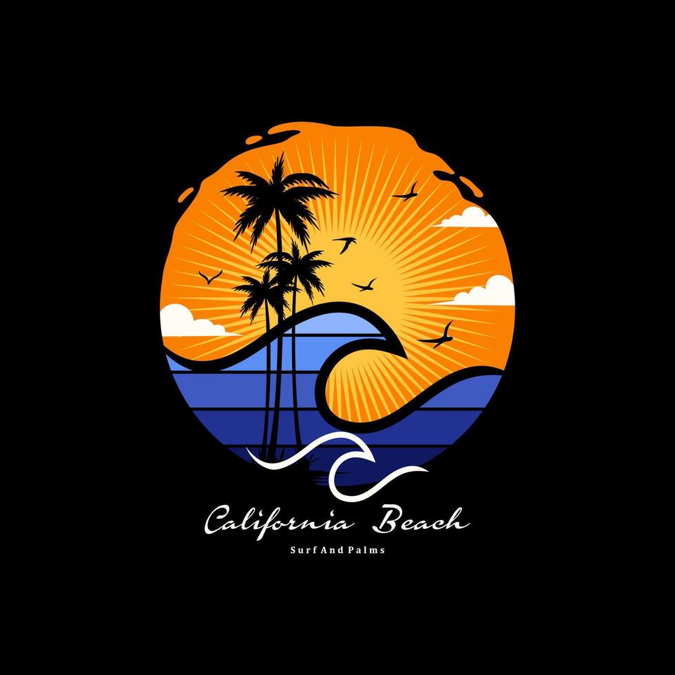california surf logo vector