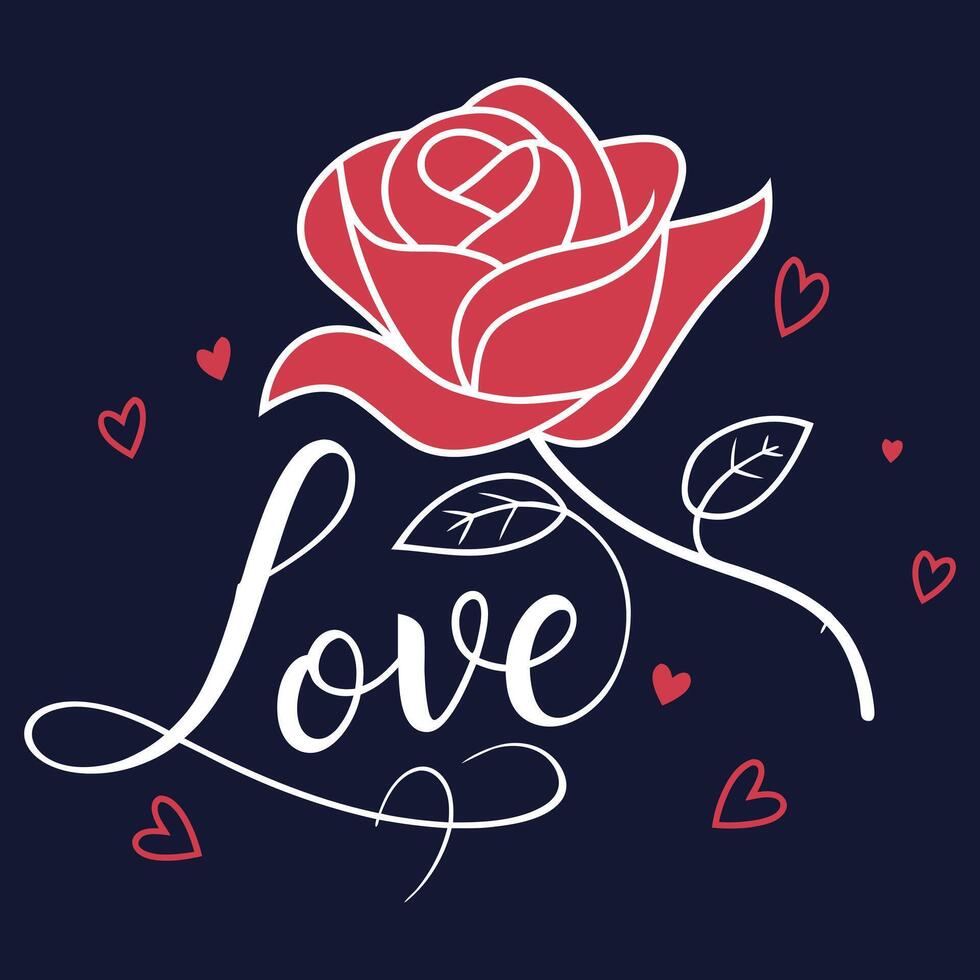 Valentine's Day arts vector