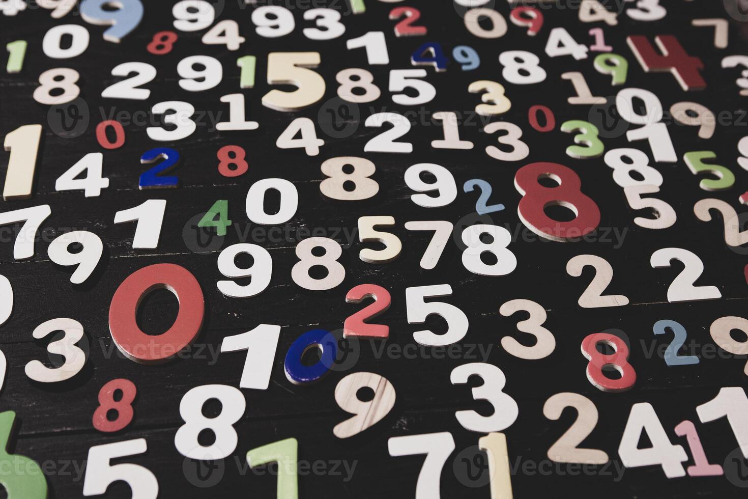 Abstract background with random numbers. Business pattern. banking activity and mathematics. photo