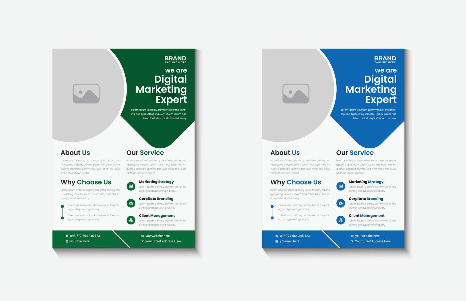 Corporate business flyer design template, Creative Business Flyer Design Template, medical cove a4 flyer design template vector