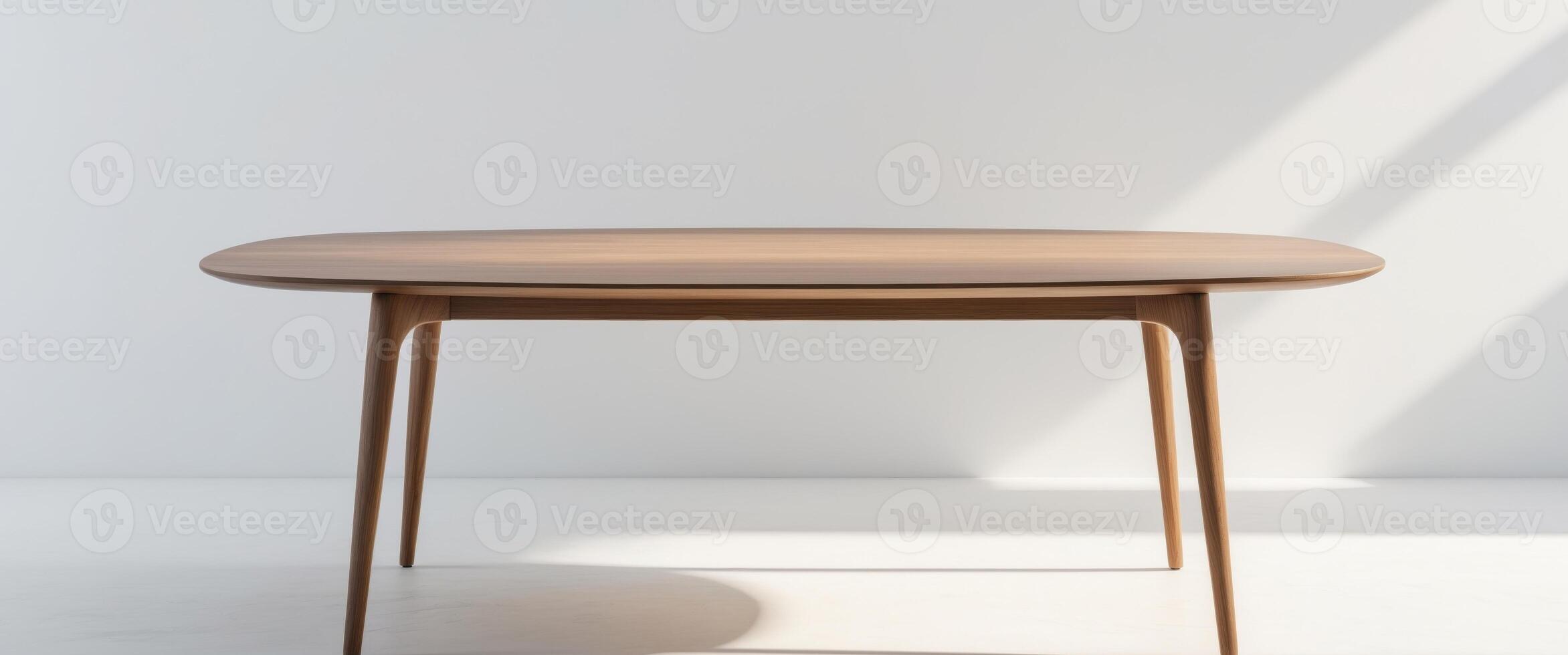Modern Wooden Coffee Table with Stylish Design photo