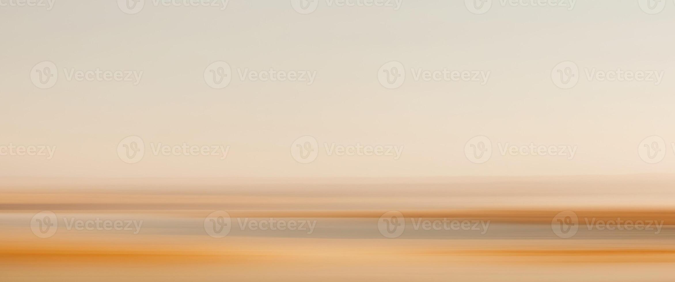 Abstract Landscape Art with Warm Tones and Soft Horizon Lines. photo