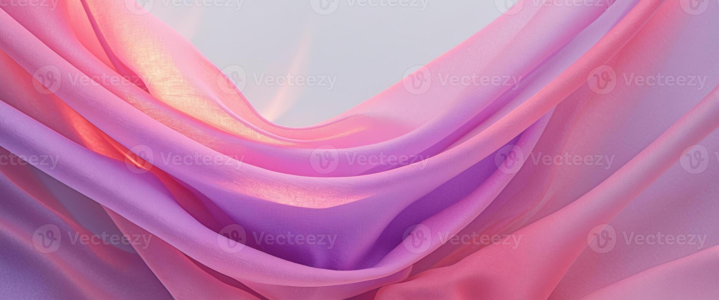 Abstract Pink and Purple Fabric Texture with Soft Glow photo