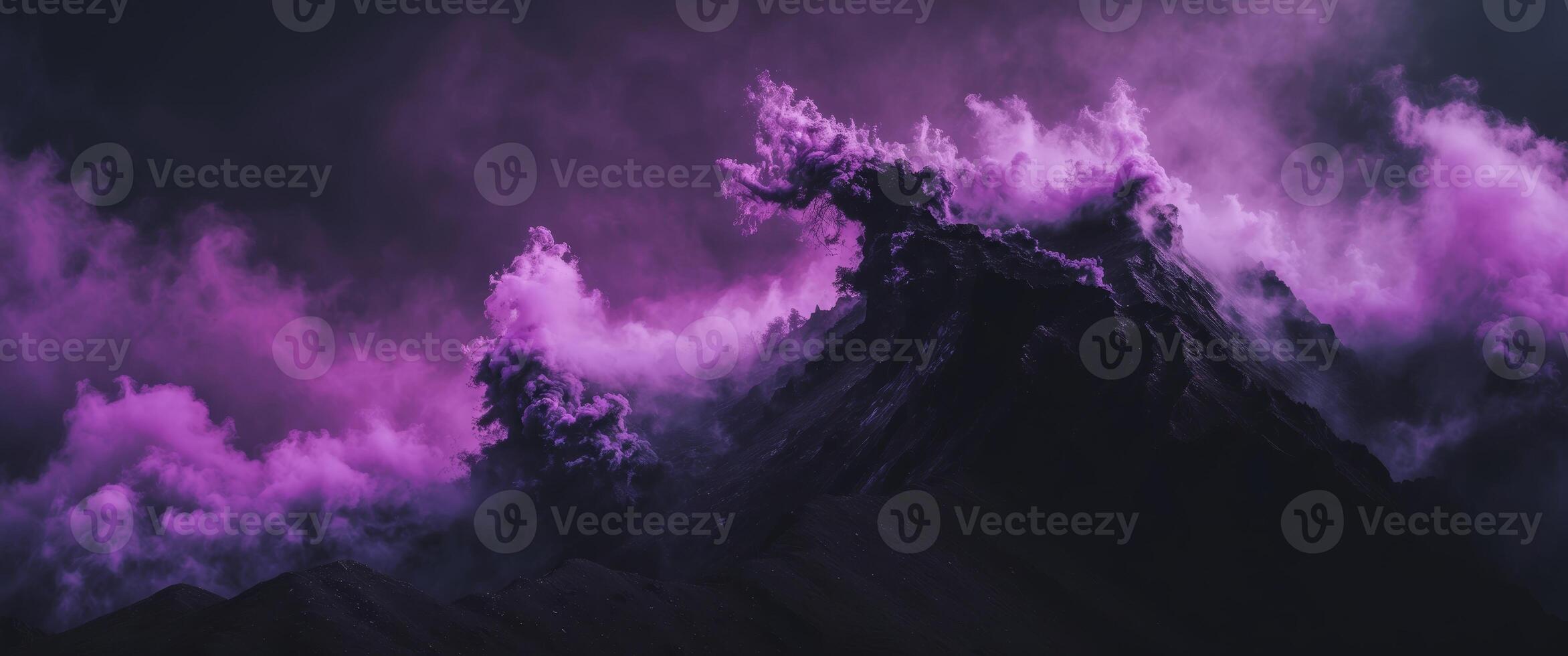 A Dramatic Background with Deep Purple and Black. photo