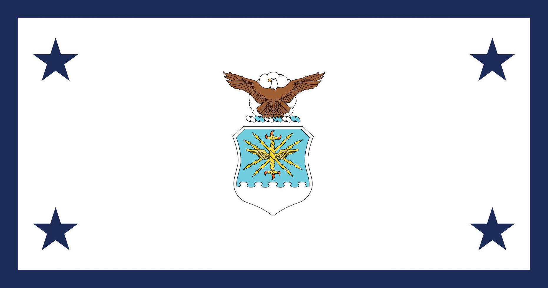 General Counsel and Assistant Secretaries of the Air Force Flag Illustration Premium Quality vector
