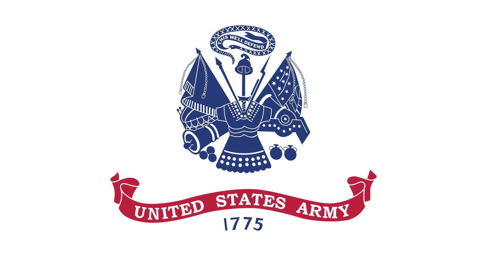 United States Army Flag Illustration Premium Quality vector