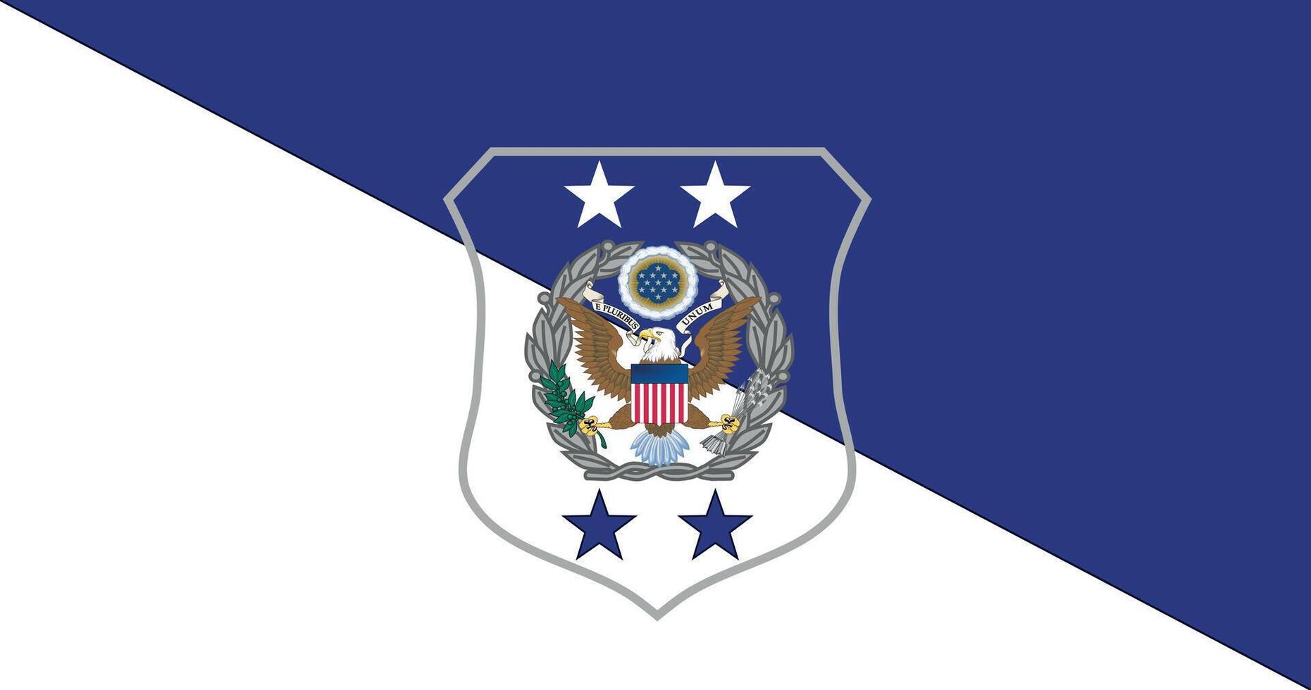 Chief Master Sergeant of the Air Force Flag Illustration Premium Quality vector