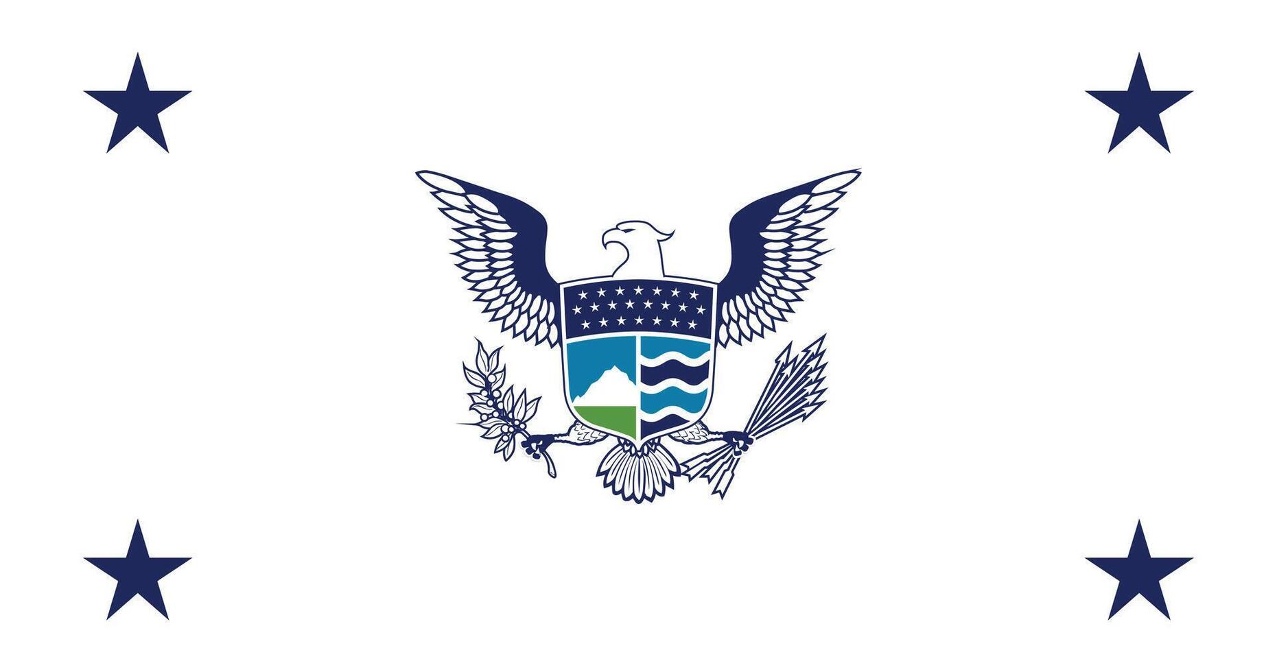 United States Deputy Secretary of Homeland Security Flag Illustration Premium Quality vector